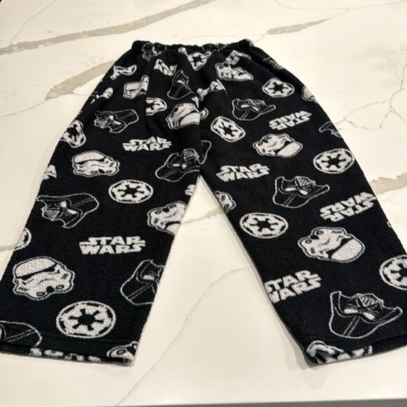 Star Wars Boys Pj pants. Small. Super soft & comfortable! Black & White. - Picture 4 of 4